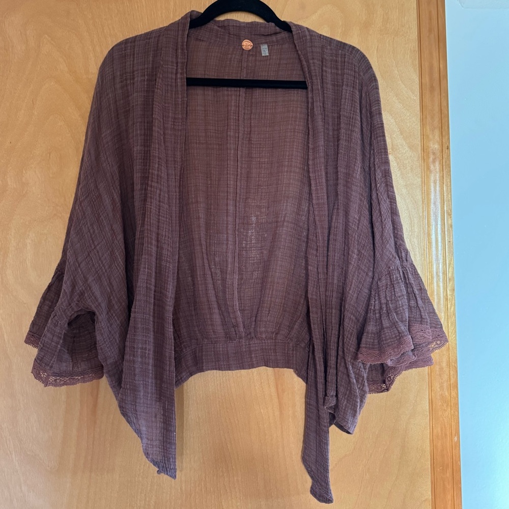 Free People Tie Shirt